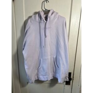 Glossier‎ Pastel Lavender Logo Hoodie Oversized XXXtra Large